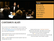 Tablet Screenshot of cantamusalati.nl
